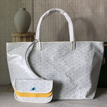 Goyard Tote Bag Grey Size 40 x 15 x 30 cm