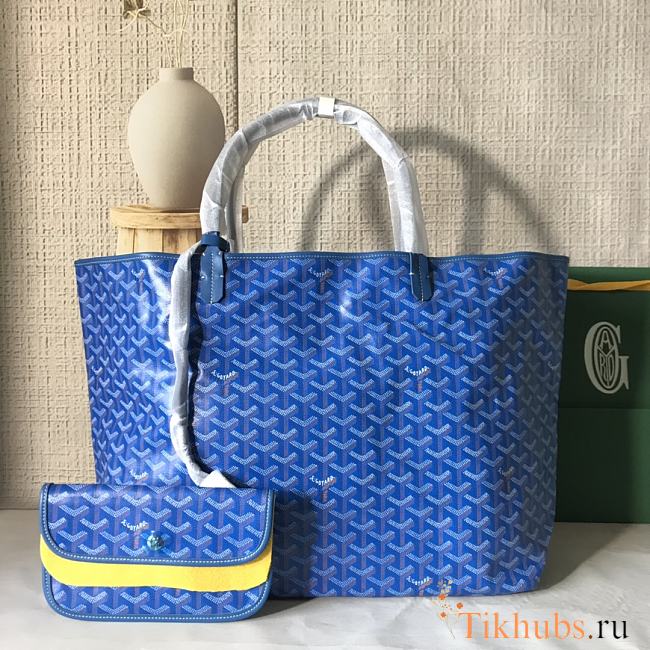 Goyard Tote Bag Dark Blue Size 40 x 15 x 30 cm - 1