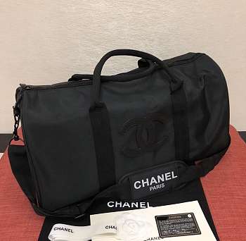 Chanel Black CC Keepall Bag Size 45 x 23 x 21 cm