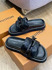 LV Slippers Black - 6