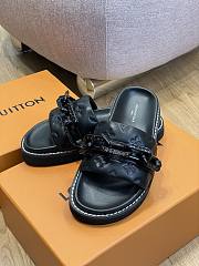 LV Slippers Black - 4