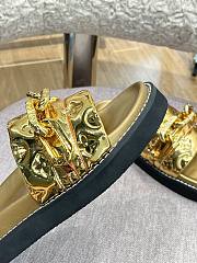 LV Slippers Gold  - 6