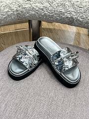 LV Slippers Sliver - 5