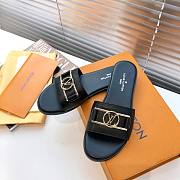 LV Slippers Black 04 - 5