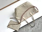 LV Neverfull Damier Azur White 780680 Size 32 x 29 x 17 cm - 2