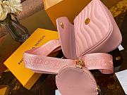 LV New Wave Multi Pochette Pink M56466 Size 19 x 14 x 5 cm - 6