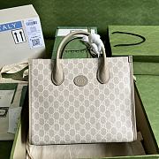 Gucci-GG Small Tote Bag 659983 Grey Size 31x26.5x14 cm - 1