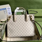 Gucci-GG Small Tote Bag 659983 Grey Size 31x26.5x14 cm - 4