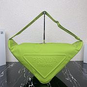 Canvas Triangle Bag Green 2VY007 Size 60 x 22.5 x 28 cm - 1