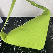 Canvas Triangle Bag Green 2VY007 Size 60 x 22.5 x 28 cm - 3