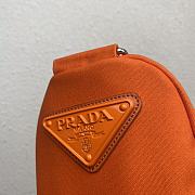 Canvas Triangle Bag Orange  2VY007 Size 60 x 22.5 x 28 cm - 2