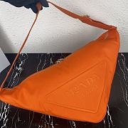 Canvas Triangle Bag Orange  2VY007 Size 60 x 22.5 x 28 cm - 3