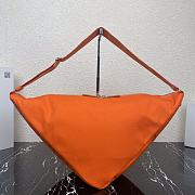 Canvas Triangle Bag Orange  2VY007 Size 60 x 22.5 x 28 cm - 4