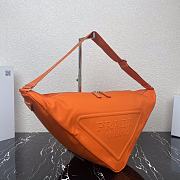 Canvas Triangle Bag Orange  2VY007 Size 60 x 22.5 x 28 cm - 5