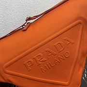 Canvas Triangle Bag Orange  2VY007 Size 60 x 22.5 x 28 cm - 6