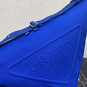 Canvas Triangle Bag Blue 2VY007 Size 60 x 22.5 x 28 cm - 6