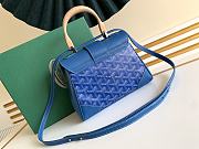 Goyard Saïgon Souple Mini Bag Blue Size 15 x 7.5 x 20 cm - 4