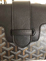 Goyard Saïgon Souple Mini Bag Black Size 15 x 7.5 x 20 cm - 2