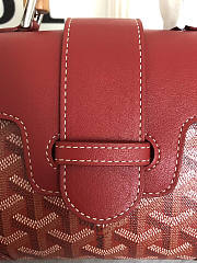 Goyard Saïgon Souple Mini Bag Red Size 15 x 7.5 x 20 cm - 2