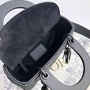 Dior Lady ABC Matte Black Size 20 x 16.5 x 8 cm - 6