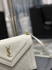 YSL Gaby Mini Satchel White 685574 20×14.5×4.5cm - 5