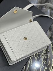 YSL Gaby Mini Satchel White 685574 20×14.5×4.5cm - 2