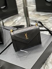 YSL Gaby Mini Satchel Black 685574 20×14.5×4.5cm - 6