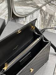 YSL Gaby Mini Satchel Black 685574 20×14.5×4.5cm - 5