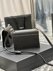 YSL Gaby Mini Satchel Black 685574 20×14.5×4.5cm - 3