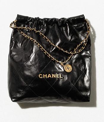 Chanel 22 Large Handbag Black 46 x 45 x 10cm