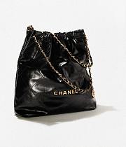 Chanel 22 Large Handbag Black 46 x 45 x 10cm - 3