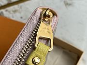 LV Zippy Wallet Pink Beige Size 19.5x10.5x2.5cm - 2