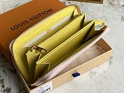 LV Zippy Wallet Pink Beige Size 19.5x10.5x2.5cm - 4