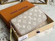 LV Zippy Wallet Pink Beige Size 19.5x10.5x2.5cm - 6