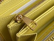 LV Zippy Wallet Yellow Size 19.5x10.5x2.5cm - 3