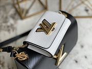 LV Twist Black and White 23 x 17 x 9.5 cm - 2