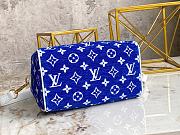 LV Speedy Blue Denim Bag 20.5x13.5x12cm - 4