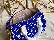 LV Speedy Blue Denim Bag 20.5x13.5x12cm - 3