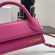 Jacquemus Le Chiquito Long Pink 21x10x6cm - 4
