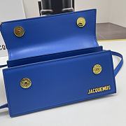 Jacquemus Le Chiquito Long Blue 21x10x6cm - 4