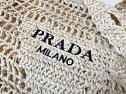 Prada Raffia Tote Bag 38x36x3cm - 6