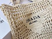 Prada Raffia Tote Bag 38x36x3cm - 3