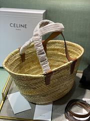 Celine Triomphe Straw Bag 19 x 20 x 10cm - 4