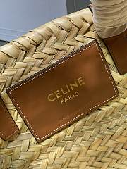 Celine Triomphe Straw Bag 19 x 20 x 10cm - 3