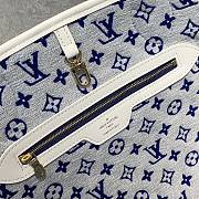 LV Neverfull MM Blue 31x28x14cm - 5