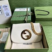 Gucci Blondie Shoulder Bag White 28x16x4cm - 1