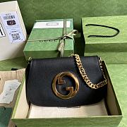 Gucci Blondie Shoulder Bag Black 28x16x4cm - 1