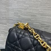 Dior Caro Black Cannage Calfskin 28x17x9cm - 2