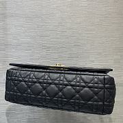 Dior Caro Black Cannage Calfskin 28x17x9cm - 4