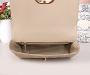 Dior Caro Beige Gold Hardware Size 28x17x9cm - 5